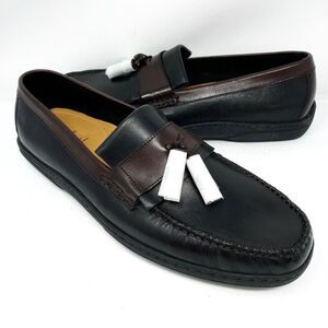 Cole Haan Driving Loafers Men's 11.5 Brown Leather Slip On Comfort Shoes Tassel